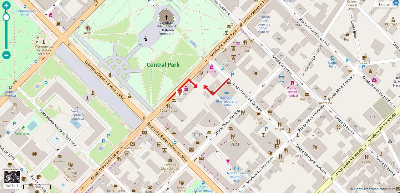 Central Park Apartments Chisinau Ngoại thất bức ảnh